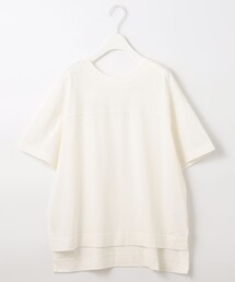 【WOMEN】【洗える】デラベコットンリネン Tシャツ