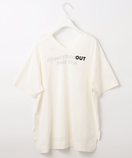 J.PRESS YORK STREET(ジェイプレスヨークストリート)の「【WOMEN】【洗える】デラベコットンリネン Tシャツ(Tシャツ/カットソー・レディース・ホワイト系/ダークブラウン系/ベージュ系・F)」の4枚目の写真