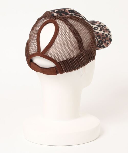 STYLEBLOCK（スタイルブロック）の「アニマル柄メッシュキャップ（キャップ・レディース・ベージュ/ブラウン/グレー/オレンジ/ブラウン系その他・FREE）」の6枚目の写真