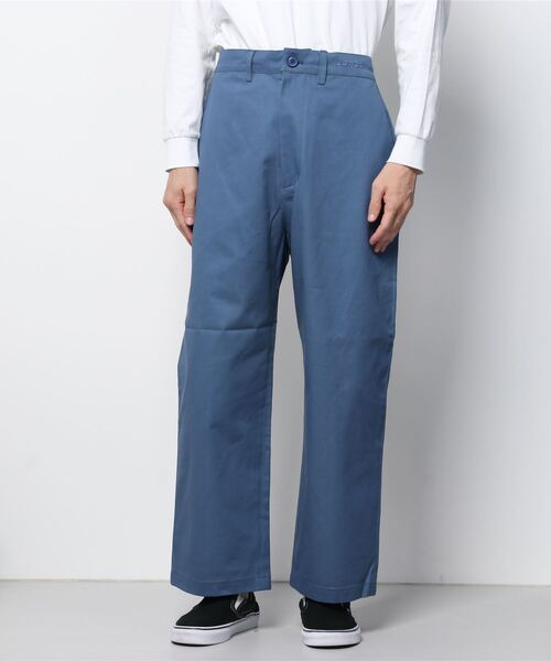 LUSOR(ルーソル)の「LUSOR(ルーソル)WIDE CHINO PANTS/ワイドチノパンツ(チノパンツ・メンズ・ブラック/カーキ/ブルー/ホワイト・SMALL/M)」の15枚目の写真