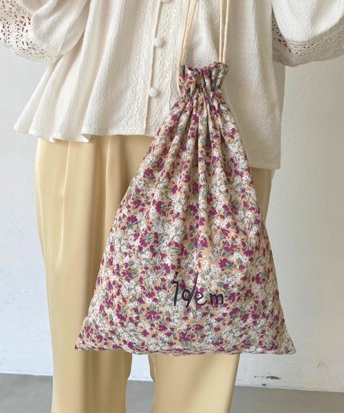 idem（イデム）の「idem flower drawstring bag/フラワー巾着バッグ（ポーチ・レディース・その他・FREE）」の5枚目の写真
