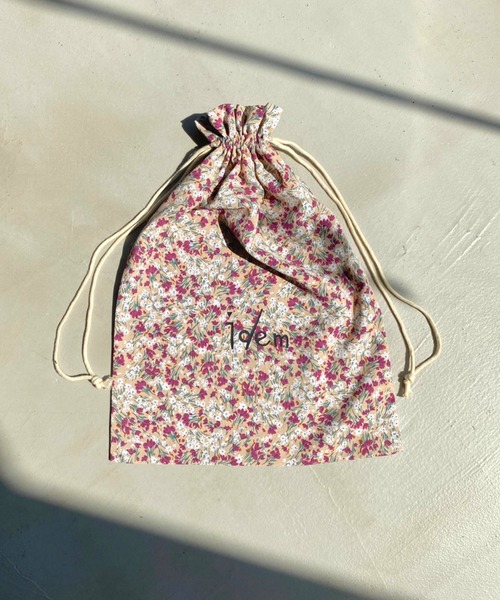 idem（イデム）の「idem flower drawstring bag/フラワー巾着バッグ（ポーチ・レディース・その他・FREE）」の3枚目の写真