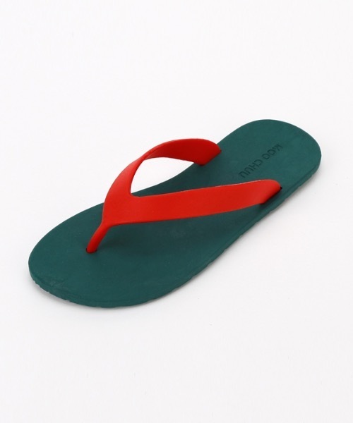 moochuu(ムーチュー)の「【moochuu 】MC01 フリップフロップ / MC01 Flipflop(サンダル・レディース・レッド/ブラック/イエロー×グリーン/ブラウン×イエロー/ブラウン/ブラック×イエロー/バイオレット/ピンク/グレイッシュブルー/グレー/チョコ・35/37/40/39/42/44)」の1枚目の写真