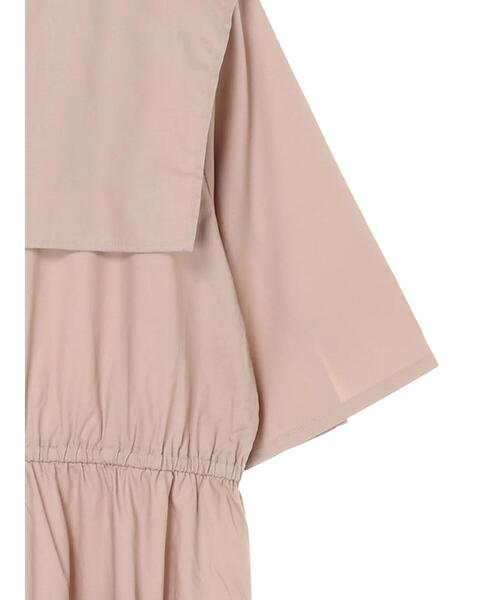 koe（コエ）の「ビッグカラーティア-ドワンピース*（ワンピース・レディース・パープル/モカ/ライトグレー・FREE）」の19枚目の写真