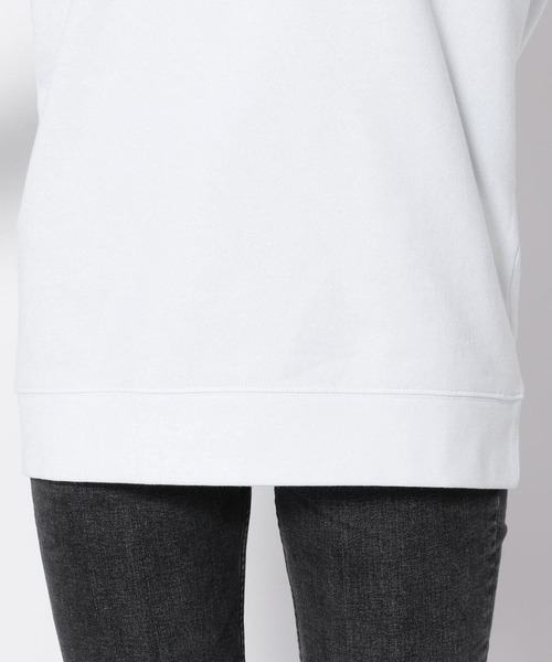 MSGM（エムエスジーエム）の「MSGM(エムエスジーエム) BOX LOGO SWEAT ボックスロゴスウェット（スウェット・レディース・ホワイト/ブラック・MEDIUM/SMALL）」の13枚目の写真