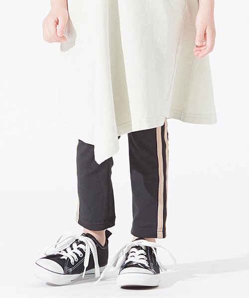 BREEZE（ブリーズ）の「スタメンラインレギンス 9分丈（その他パンツ・キッズ・カーキ/ブラック/グレー/ベージュ・120/130/90/80/110/100/140）」の3枚目の写真