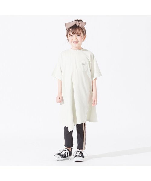 BREEZE（ブリーズ）の「スタメンラインレギンス 9分丈（その他パンツ・キッズ・カーキ/ブラック/グレー/ベージュ・120/130/90/80/110/100/140）」の5枚目の写真