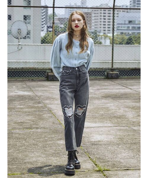 jouetie（ジュエティ）の「【復刻】ハートダメージボーイズデニム  