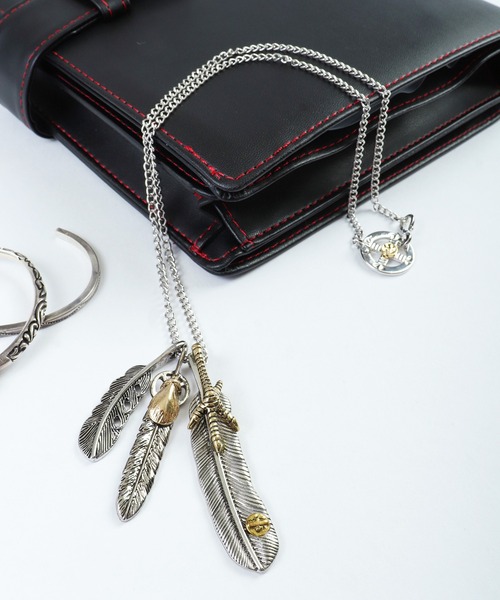 FUNALIVE（ファンアライブ）の「JON 羽ネックレス（ネックレス・メンズ・A/B/C/D/E/F・FREE）」の3枚目の写真