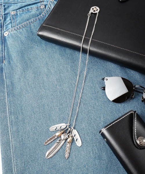 FUNALIVE（ファンアライブ）の「JON 羽ネックレス（ネックレス・メンズ・A/B/C/D/E/F・FREE）」の5枚目の写真