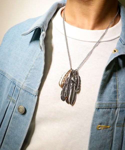 FUNALIVE（ファンアライブ）の「JON 羽ネックレス（ネックレス・メンズ・A/B/C/D/E/F・FREE）」の7枚目の写真