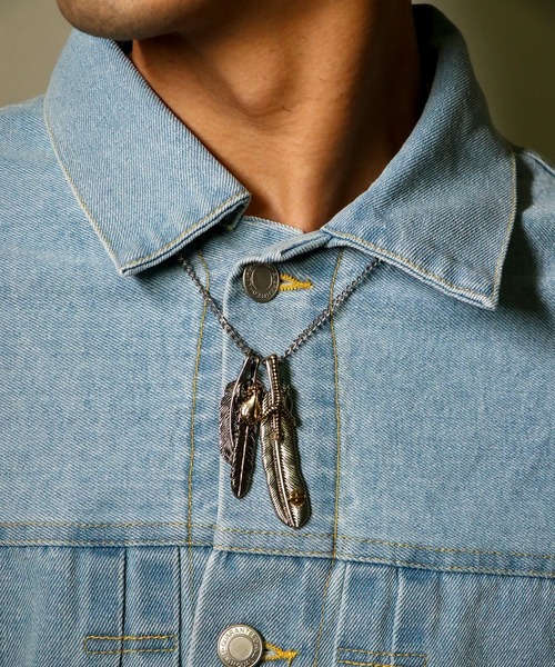 FUNALIVE（ファンアライブ）の「JON 羽ネックレス（ネックレス・メンズ・A/B/C/D/E/F・FREE）」の8枚目の写真
