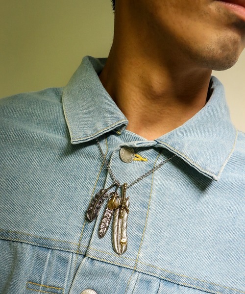 FUNALIVE（ファンアライブ）の「JON 羽ネックレス（ネックレス・メンズ・A/B/C/D/E/F・FREE）」の9枚目の写真