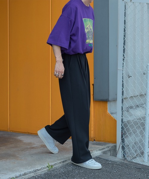 Perushu（ペルーシュ）の「モンスターペルーシュTシャツ（Tシャツ/カットソー・メンズ・パープル/チャコールグレー・MEDIUM/LARGE）」の8枚目の写真