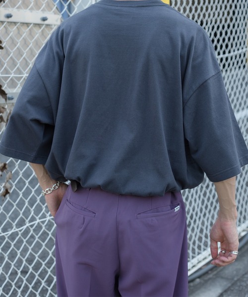 Perushu（ペルーシュ）の「モンスターペルーシュTシャツ（Tシャツ/カットソー・メンズ・パープル/チャコールグレー・MEDIUM/LARGE）」の9枚目の写真