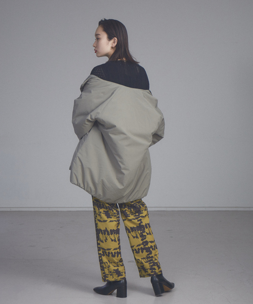 GERRY（ジェリー）の「【GERRY / ジェリー】別注 リバーシブル ノーカラー ブルゾン（ブルゾン・メンズ・ブラック/モスグリーン・46/48）」の4枚目の写真