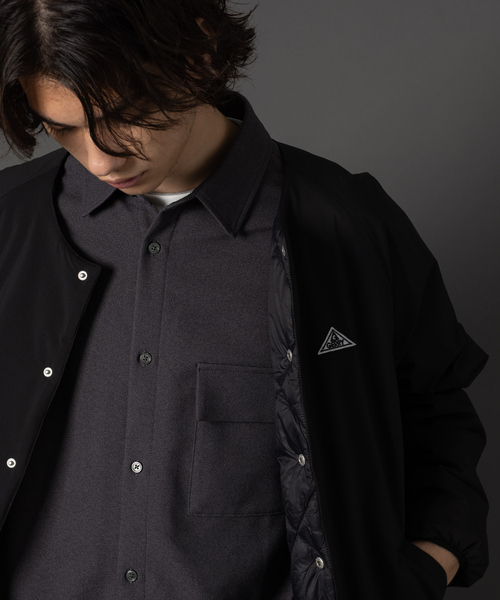 GERRY（ジェリー）の「【GERRY / ジェリー】別注 リバーシブル ノーカラー ブルゾン（ブルゾン・メンズ・ブラック/モスグリーン・46/48）」の8枚目の写真