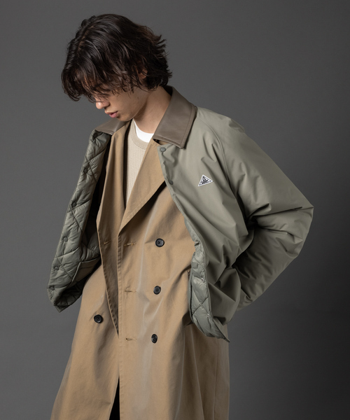 GERRY（ジェリー）の「【GERRY / ジェリー】別注 リバーシブル ノーカラー ブルゾン（ブルゾン・メンズ・ブラック/モスグリーン・46/48）」の12枚目の写真