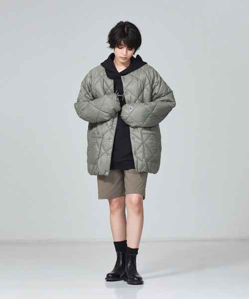 GERRY（ジェリー）の「【GERRY / ジェリー】別注 リバーシブル ノーカラー ブルゾン（ブルゾン・メンズ・ブラック/モスグリーン・46/48）」の18枚目の写真