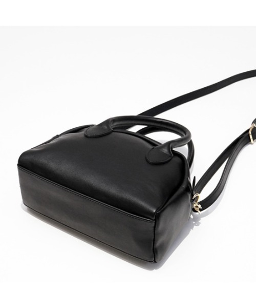 flower（フラワー）の「クラシックハンドバッグ（ハンドバッグ・レディース・ブラック/ブラウン・FREE）」の3枚目の写真