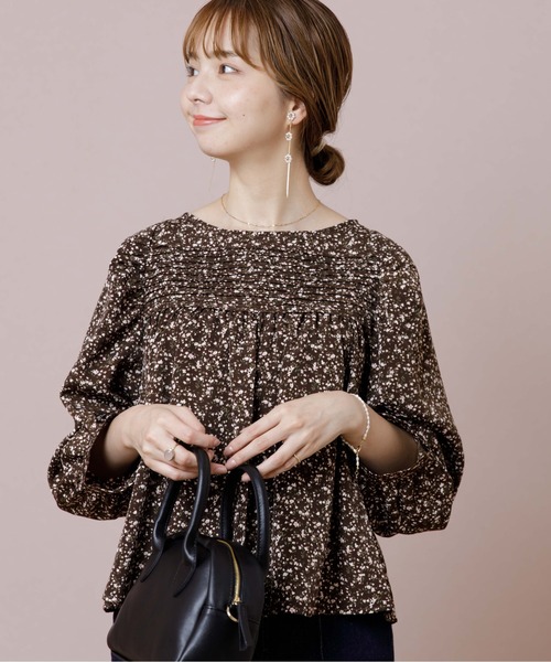 flower（フラワー）の「クラシックハンドバッグ（ハンドバッグ・レディース・ブラック/ブラウン・FREE）」の12枚目の写真