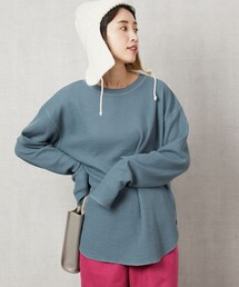 FREAK'S STORE | ▽【WEB限定】ワッフルチュニックプルオーバー(Tシャツ/カットソー)