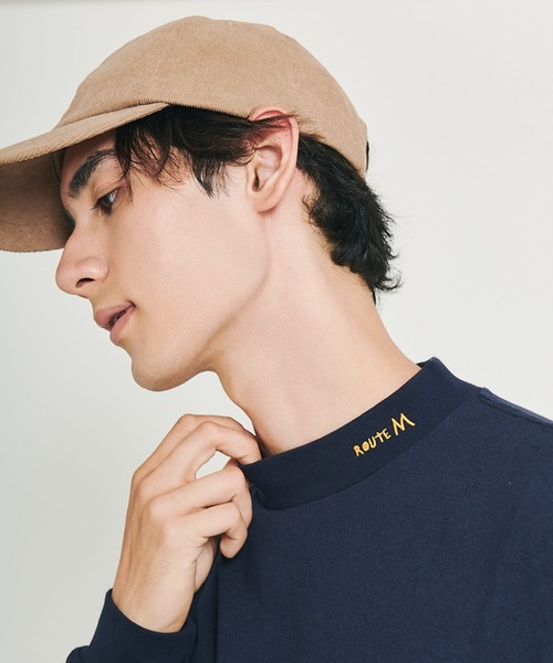 ikka（イッカ）の「√M ルートエム コールキャップ（キャップ・メンズ・ネイビー/ベージュ・FREE）」の4枚目の写真