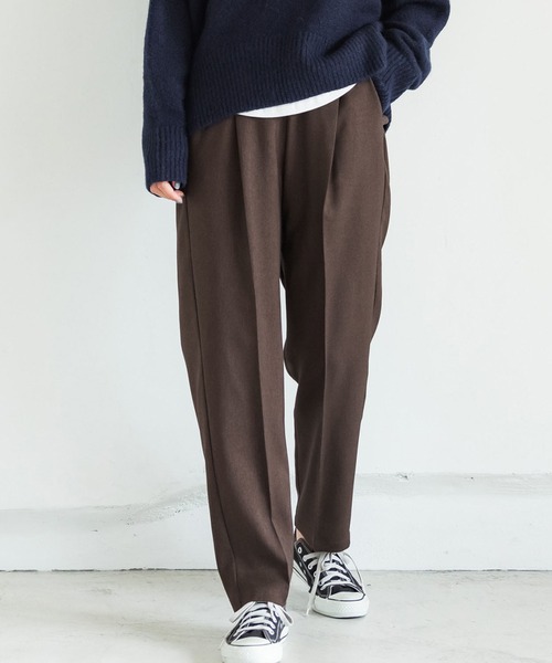 coca(coca)(コカ)の「\新色登場/テーパードパンツ(スラックス・レディース・ブラック/ブラウン/グレー/レッド/グリーン/アイボリー/ピンク/ブルー/ベージュ/ライトブルー/オレンジ/ピンク系その他・SHORT/LONG)」の5枚目の写真