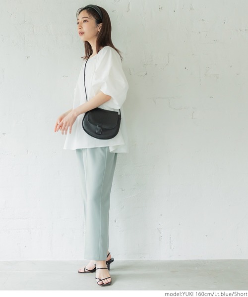 coca(coca)(コカ)の「\新色登場/テーパードパンツ(スラックス・レディース・ブラック/ブラウン/グレー/レッド/グリーン/アイボリー/ピンク/ブルー/ベージュ/ライトブルー/オレンジ/ピンク系その他・SHORT/LONG)」の20枚目の写真