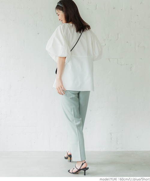 coca(coca)(コカ)の「\新色登場/テーパードパンツ(スラックス・レディース・ブラック/ブラウン/グレー/レッド/グリーン/アイボリー/ピンク/ブルー/ベージュ/ライトブルー/オレンジ/ピンク系その他・SHORT/LONG)」の21枚目の写真