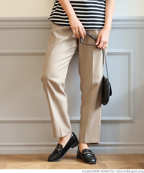 coca(coca)(コカ)の「\新色登場/テーパードパンツ(スラックス・レディース・ブラック/ブラウン/グレー/レッド/グリーン/アイボリー/ピンク/ブルー/ベージュ/ライトブルー/オレンジ/ピンク系その他・SHORT/LONG)」の19枚目の写真