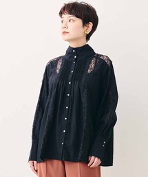 MEDE19F | MEDE19F リバーレース遣いのヴィンテージライクブラウス(シャツ/ブラウス)