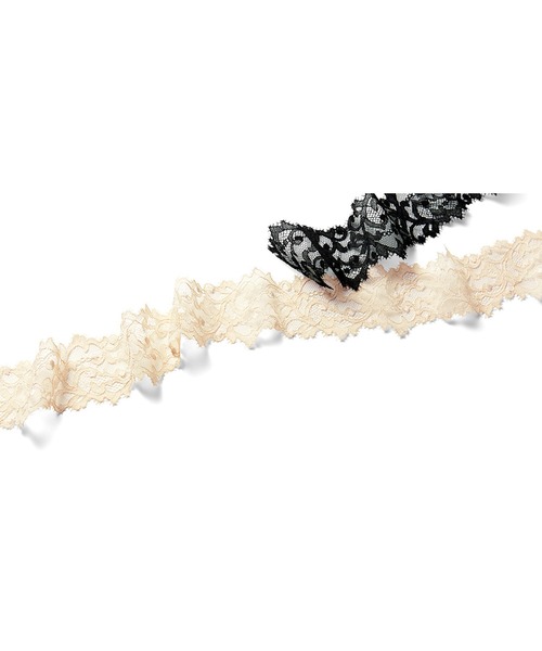 MEDE19F(メデジュウキュウ)の「MEDE19F リバーレース遣いのヴィンテージライクブラウス(シャツ/ブラウス・レディース・ベージュ/ブラック・LARGE/MEDIUM/X-LARGE/XX-LARGE)」の9枚目の写真