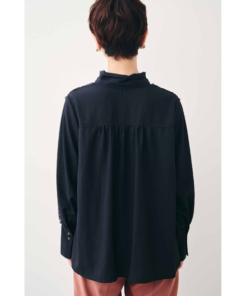 MEDE19F(メデジュウキュウ)の「MEDE19F リバーレース遣いのヴィンテージライクブラウス(シャツ/ブラウス・レディース・ベージュ/ブラック・LARGE/MEDIUM/X-LARGE/XX-LARGE)」の12枚目の写真