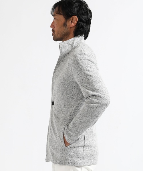 TETE HOMME（テットオム）の「交織天竺カットジャケット（テーラードジャケット・メンズ・ブラック/グレー/ネイビー・MEDIUM/LARGE/X-LARGE）」の14枚目の写真
