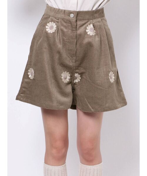 merry jenny(メリージェニー)の「コール刺繍ショートパンツ(その他パンツ・レディース・ブラック/ブラウン/アイボリー・FREE)」の19枚目の写真