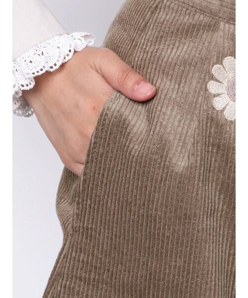 merry jenny(メリージェニー)の「コール刺繍ショートパンツ(その他パンツ・レディース・ブラック/ブラウン/アイボリー・FREE)」の9枚目の写真