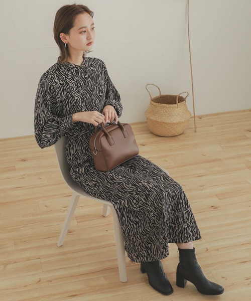 SENSE OF PLACE by URBAN RESEARCH（センスオブプレイスバイアーバンリサーチ）の「ソフトストライプタックスリーブシャツ（Tシャツ/カットソー・レディース・ブラック系その他/グリーン系その他/ベージュ系その他・ONE）」の19枚目の写真