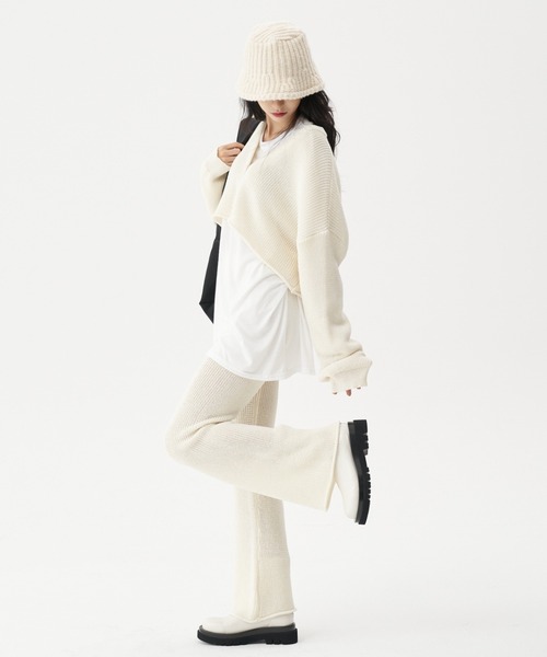 FEKETE（フェケテ）の「FEKETE KNIT BUCKET HAT（ハット・メンズ・ホワイト/ブラック/ブラウン/グレー・FREE）」の19枚目の写真