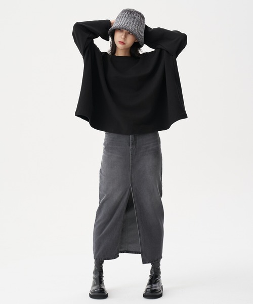 FEKETE（フェケテ）の「FEKETE KNIT BUCKET HAT（ハット・メンズ・ホワイト/ブラック/ブラウン/グレー・FREE）」の10枚目の写真