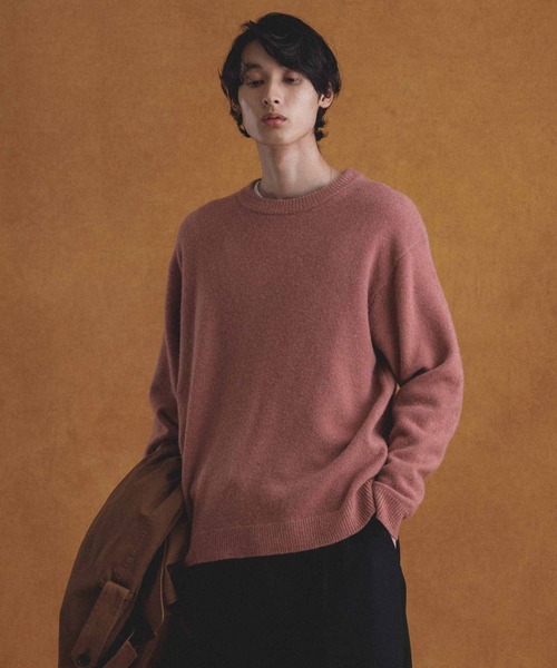 ADAM ET ROPE'（アダムエロペ）の「アルパカブレンド 7G クルーネック