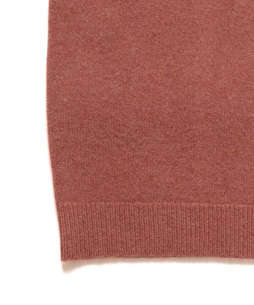 ADAM ET ROPE'（アダムエロペ）の「アルパカブレンド 7G クルーネック 天竺編みニット（ニット/セーター・メンズ・ダークブラウン/ベージュ系その他/ライトグリーン/ピンク系その他・M/L）」の18枚目の写真