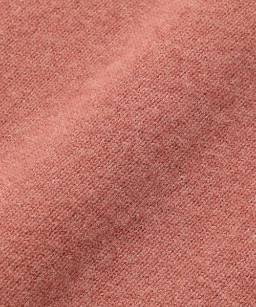 ADAM ET ROPE'（アダムエロペ）の「アルパカブレンド 7G クルーネック 天竺編みニット（ニット/セーター・メンズ・ダークブラウン/ベージュ系その他/ライトグリーン/ピンク系その他・M/L）」の20枚目の写真