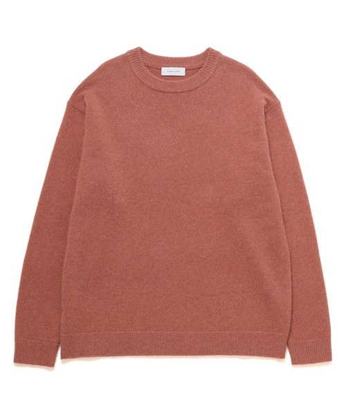 ADAM ET ROPE'（アダムエロペ）の「アルパカブレンド 7G クルーネック 天竺編みニット（ニット/セーター・メンズ・ダークブラウン/ベージュ系その他/ライトグリーン/ピンク系その他・M/L）」の11枚目の写真