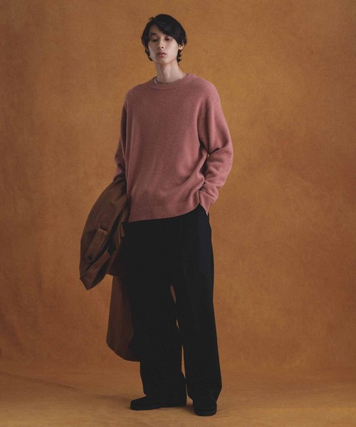 ADAM ET ROPE'（アダムエロペ）の「アルパカブレンド 7G クルーネック