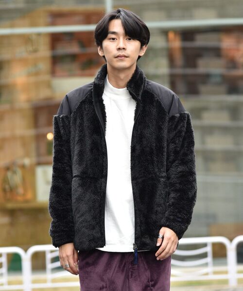 Russell Athletic(ラッセルアスレティック)の「【WEB限定/SHIPS別注】RUSSELL ATHLETIC: ボアフリース ミリタリー スタンドカラー ブルゾン(ブルゾン・メンズ・チャコールグレー/ブラック/キャメル・SMALL/MEDIUM/LARGE/X-LARGE)」の11枚目の写真