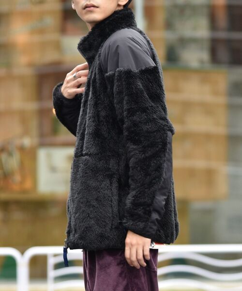 Russell Athletic(ラッセルアスレティック)の「【WEB限定/SHIPS別注】RUSSELL ATHLETIC: ボアフリース ミリタリー スタンドカラー ブルゾン(ブルゾン・メンズ・チャコールグレー/ブラック/キャメル・SMALL/MEDIUM/LARGE/X-LARGE)」の14枚目の写真