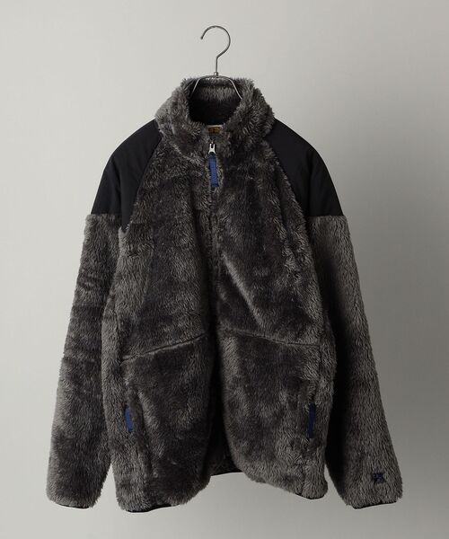 Russell Athletic(ラッセルアスレティック)の「【WEB限定/SHIPS別注】RUSSELL ATHLETIC: ボアフリース ミリタリー スタンドカラー ブルゾン(ブルゾン・メンズ・チャコールグレー/ブラック/キャメル・SMALL/MEDIUM/LARGE/X-LARGE)」の16枚目の写真