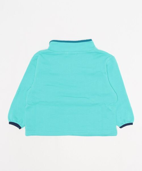XLARGE KIDS（エクストララージキッズ）の「【ネット限定】別生地ポケットハーフジップ（スウェット・キッズ・ライトグリーン/ブルー/パープル・90cm/100cm/110cm/120cm/130cm/140cm）」の4枚目の写真