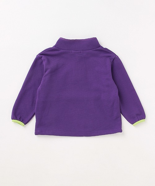 XLARGE KIDS（エクストララージキッズ）の「【ネット限定】別生地ポケットハーフジップ（スウェット・キッズ・ライトグリーン/ブルー/パープル・90cm/100cm/110cm/120cm/130cm/140cm）」の5枚目の写真